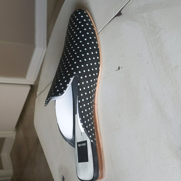 Like New Leather Dolce Vita Brie Polka Dot Mules - Picture 7 of 12